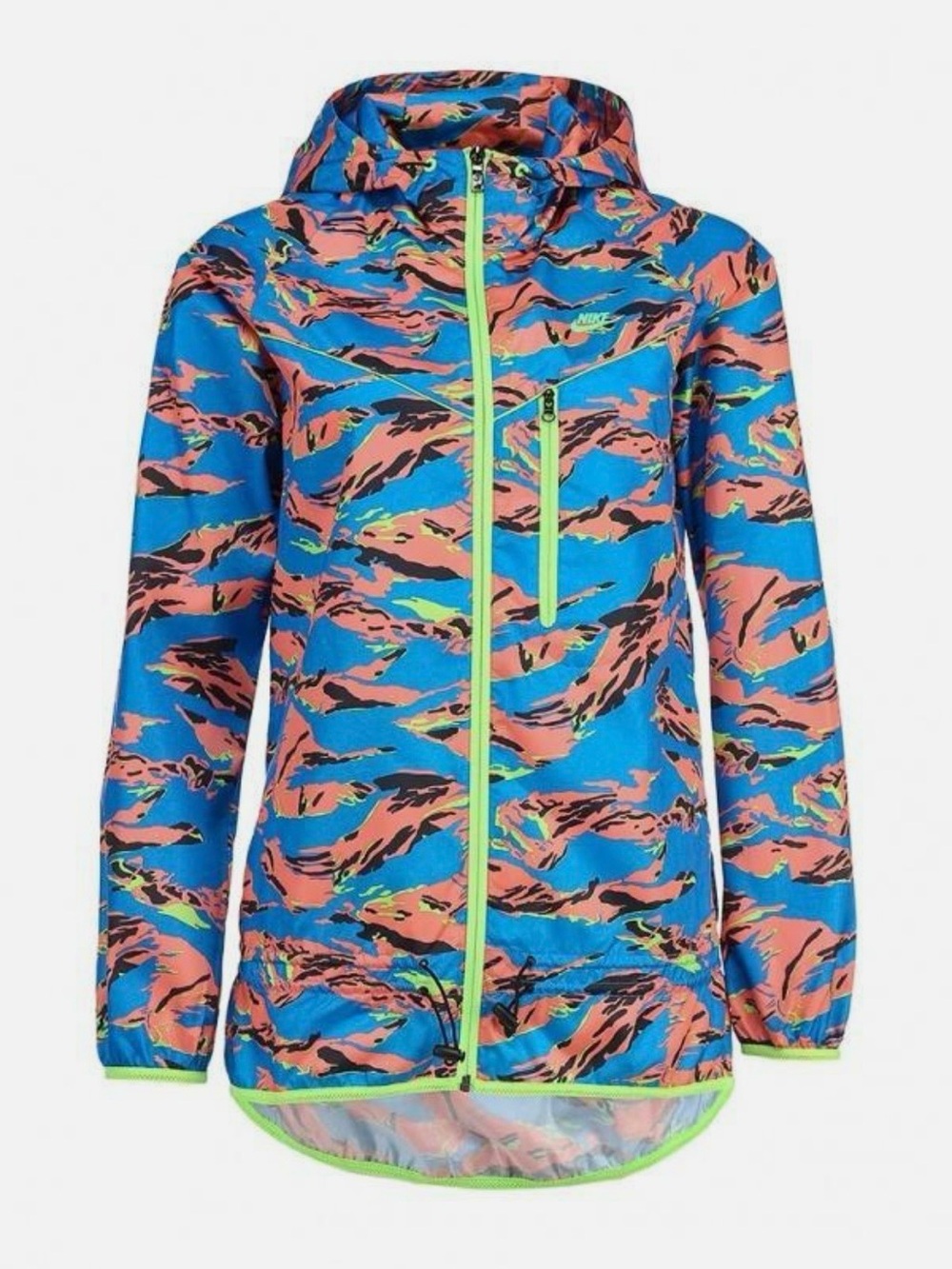 Nike Women’s Packable Camouflage Trail Running Windbreaker Jacket Size XL